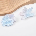Wholesale sea Creature Marbled Acetate Claw Hair Clip L