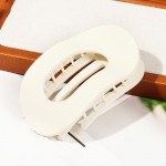 Flat Hollow Oval Claw Hair Clip 

- Approximately 4" L