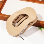 Flat Hollow Oval Claw Hair Clip 

- Approximately 4" L