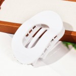 Flat Hollow Oval Claw Hair Clip 

- Approximately 4" L