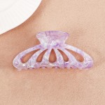 Wholesale glitter Marbled Acetate Claw Hair Clip L