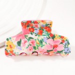 Wholesale floral Print Claw Hair Clip L