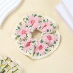 Crochet Granny Square Scrunchy 

- Approximately 5" D