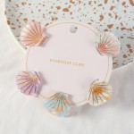 Wholesale set Five Mini Shell Acetate Claw Hair Clips L