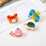 Wholesale set Four Sea Animal Acetate Claw Hair Clip L