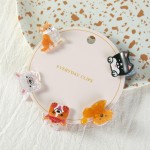 Wholesale set Five Mini Dog Acetate Claw Hair Clips L