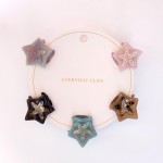 Wholesale set Five Mini Starfish Acetate Claw Hair Clips L