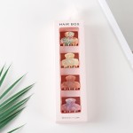 Wholesale set Four Marbled Acetate Claw Hair Clips Gift Box Included L