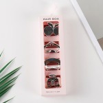 Wholesale set Four Metallic Claw Hair Clips Gift Box Included L