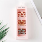 Wholesale set Three Marbled Acetate Star Claw Hair Clips Gift Box Included L