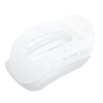 Wholesale flat Hollow Translucent Acetate Oval Claw Hair Clip L