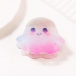 Wholesale ghost claw hair clip molded glossy acrylic soft marbled ombre finish S