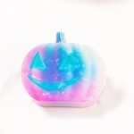Wholesale pumpkin claw hair clip molded glossy acrylic soft marbled ombre finish