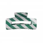 Wholesale stripe Glitter Acetate Claw Hair Clip L