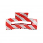 Wholesale stripe Glitter Acetate Claw Hair Clip L