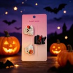 Wholesale halloween mini claw clip set carded ready hang multipack hand finished