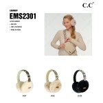 Wholesale c C EMS Aztec Band Earmuff Fur Trim One Adjustable Band Polyester