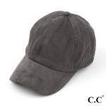 Wholesale c C BT Corduroy Criss Cross Pony Cap One Fits Most Velcro Adjustment