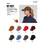 Wholesale c C BT Corduroy Criss Cross Pony Cap One Fits Most Velcro Adjustment