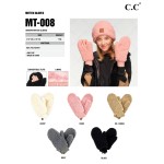 C.C MT-008
Sherpa Mitten Gloves

- Lined Mittens
- 100% Polyester 