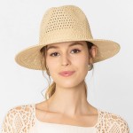 Do Everything In Love Knit Panama Hat With Wire Brim 

- One Size Fits Most 
- 100% Polyester 