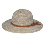 Wholesale mied Braided Sun Hat Suede Band One Fits Most Internal Adjustable Draw