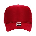 Wholesale oTTO CAP Panel Crown Mesh Back Trucker Hat One Fits Most Adjustable Sn