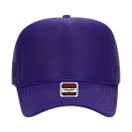 OTTO CAP 39-165
5 Panel High Crown Mesh Back Trucker Hat

- One Size Fits Most 
- Adjustable Snap Back 
- 100% Polyester - Front Panel With Lining 
- Polyester Foam Front

100% Polyester Front 100% Polyester Mesh Back The Traditional Look 5-panel cap Seamless Foam Front Panel with Lining Matching Color Braid 8 Rows Stitching on Visor Matching Fabric Undervisor Matching Color Sweatband Plastic Adjustable Snap OSFM - Adult (6 1/2 - 7 5/8)