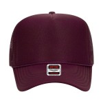 OTTO CAP 39-165
5 Panel High Crown Mesh Back Trucker Hat

- One Size Fits Most 
- Adjustable Snap Back 
- 100% Polyester - Front Panel With Lining 
- Polyester Foam Front

100% Polyester Front 100% Polyester Mesh Back The Traditional Look 5-panel cap Seamless Foam Front Panel with Lining Matching Color Braid 8 Rows Stitching on Visor Matching Fabric Under Visor Matching Color Sweatband Plastic Adjustable Snap OSFM - Adult (6 1/2 - 7 5/8)