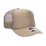 Wholesale oTTO CAP Panel Crown Mesh Back Trucker Hat One Fits Most Adjustable Sn