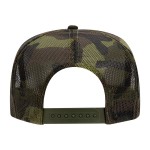 Wholesale oTTO CAP Panel Crown Mesh Back Trucker Hat One Fits Most Adjustable Sn