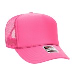 Wholesale oTTO CAP Panel Crown Mesh Back Trucker Hat One Fits Most Adjustable Sn