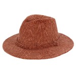 Wholesale soft Knit Panama Hat Braided Knit Band Adjustable Drawstring Inside On