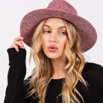 Wholesale soft Knit Panama Hat Braided Knit Band Adjustable Drawstring Inside On