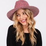 Wholesale soft Knit Panama Hat Braided Knit Band Adjustable Drawstring Inside On