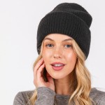 Wholesale knit Cuffed Beanie One Fits Most Wool Acrylic