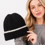 Wholesale knit Cuffed Beanie One Fits Most Acrylic Nylon Wool