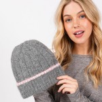 Wholesale knit Cuffed Beanie One Fits Most Acrylic Nylon Wool