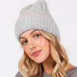Wholesale knit Cuffed Beanie One Fits Most Acrylic Nylon Wool