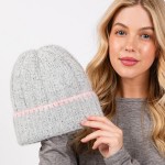 Wholesale knit Cuffed Beanie One Fits Most Acrylic Nylon Wool