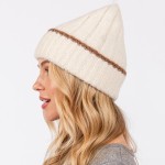 Wholesale knit Cuffed Beanie One Fits Most Acrylic Nylon Wool