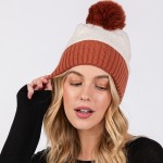 Wholesale cuffed Sherpa Beanie Faux Fur Pom One Fits All Polyester