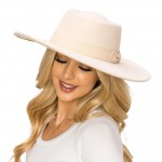 Wholesale felt Brim Hat Ribbon Bow Hat Band One Fits Most Internal Adjustable Dr