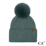 C.C HTE0122
Cable Cuff Pom Beanie

- One Size Fits Most
- 47% Rayon / 31% Polyester / 22% Nylon