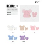Wholesale c C BB SEE Baby Cozy Yarn Hat Mitten Set One Fits Most Polyester