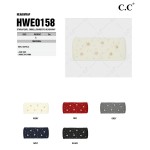 Wholesale c C HWE Star Pearl Embellishments Headwrap One fits most Acrylic