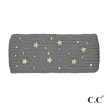 Wholesale c C HWE Star Pearl Embellishments Headwrap One fits most Acrylic