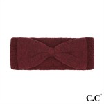 Wholesale c C HWE Knit Bow Headwrap One Fits Most Recycled Polyester Nylon Acryl