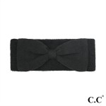 Wholesale c C HWE Knit Bow Headwrap One Fits Most Recycled Polyester Nylon Acryl