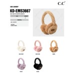 Wholesale kD EMS Kids Faux Fur Sherpa Earmuffs One Fits Most Adjustable Band Pol